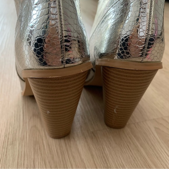 Chrome cowboy ankle boots festival concert - Picture 6 of 6